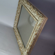 Old frame patinated stucco wood 58x50 foliage 41x33 or 34 cm + glass SB183