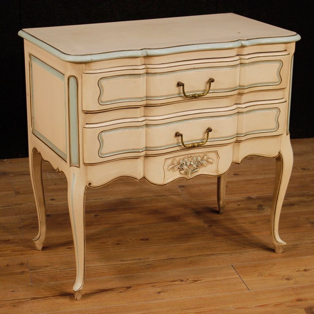 French lacquered and painted dresser from XXth century