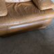 Designer leather sofa