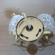Pair of double appliques "Pierre Disderot" in brass and glass 50 60 years