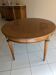 Table(diamètre 110 ) style  louis xvi  merisier