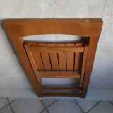Wooden folding chair