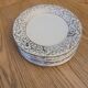 6 Mayer Wiesau Bavarian porcelain dessert plates