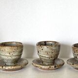 5 Gustave Tiffoche egg cups