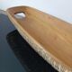 Vintage wooden plate by Aldo Tura for Macabo Italy