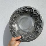 Signed metal salad bowl