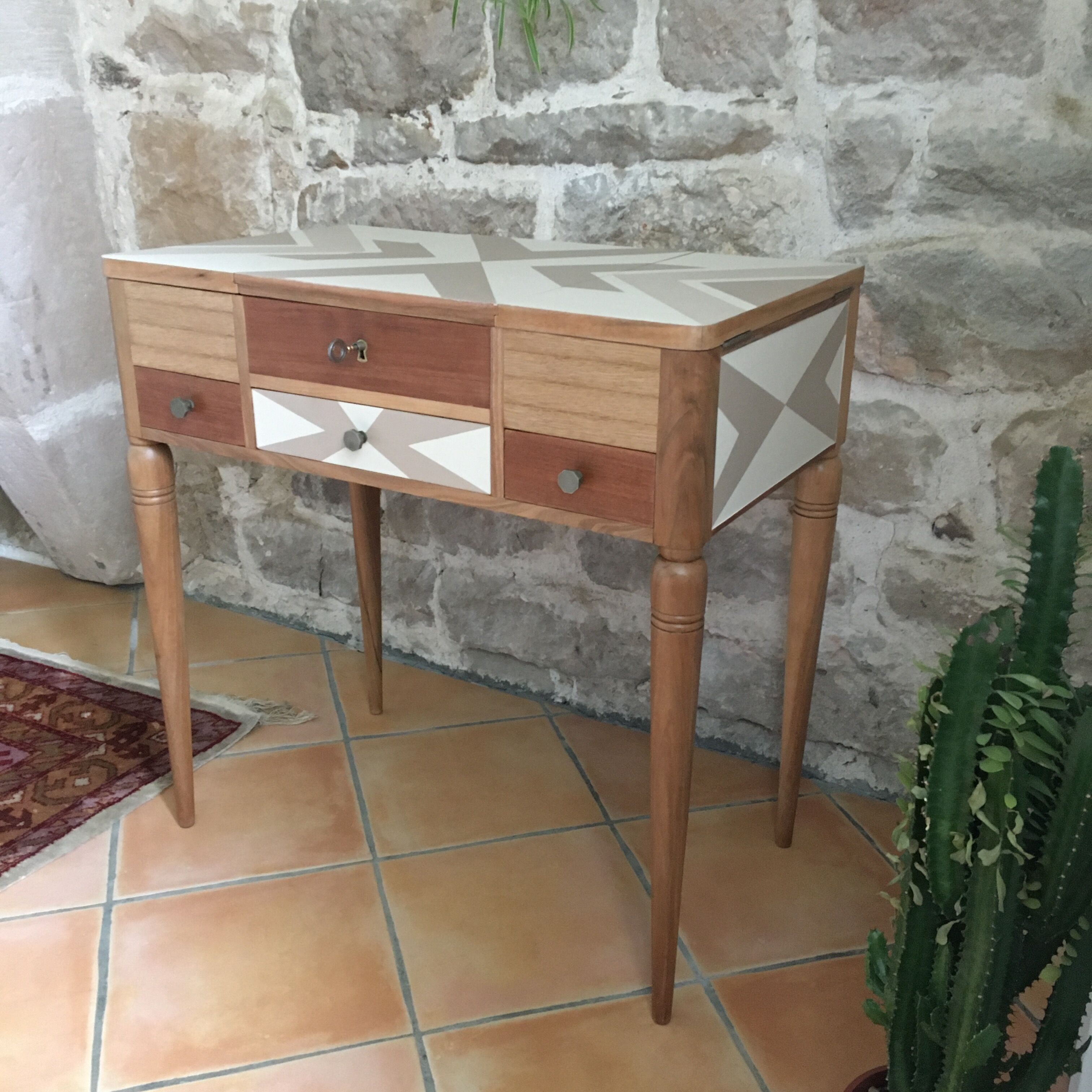 Vintage dressing table restyled