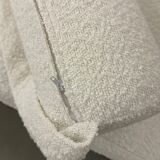 Danish Palisander Bed Daybed in Bouclé 1960s