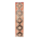 1960s orange geometric Turkish hand-knotted runner rug 81x337