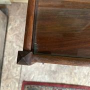 Bar - antique serving trolley on wheels