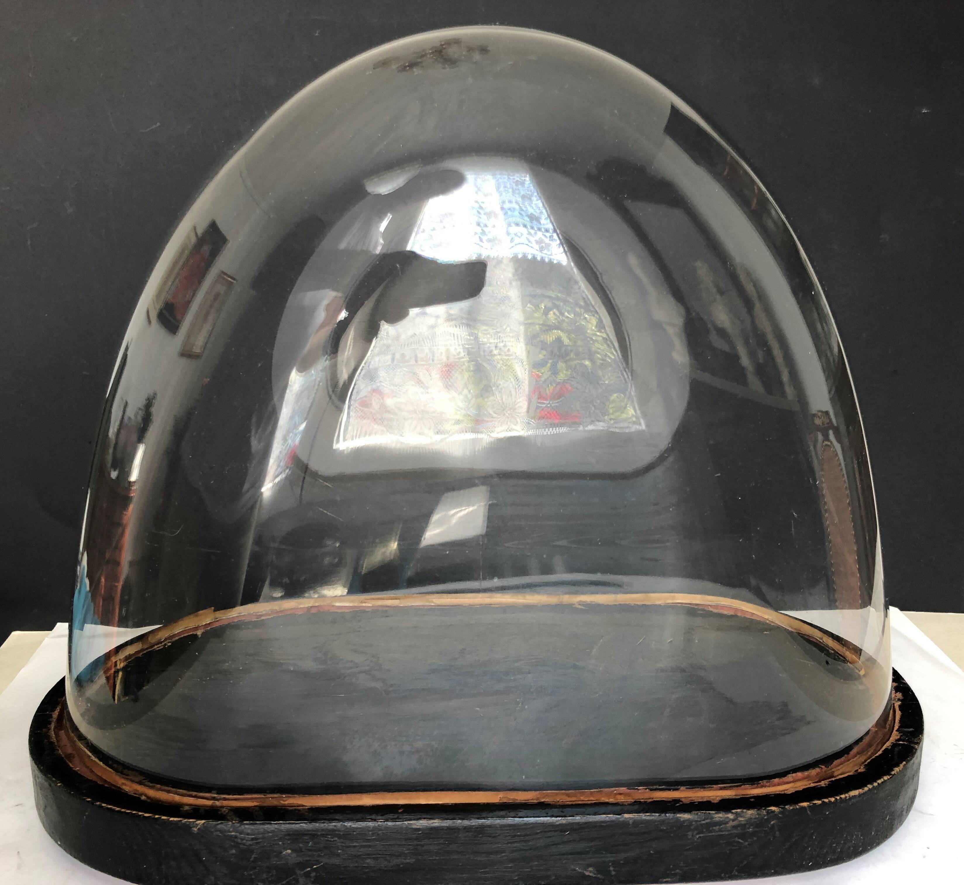 Antique glass globe