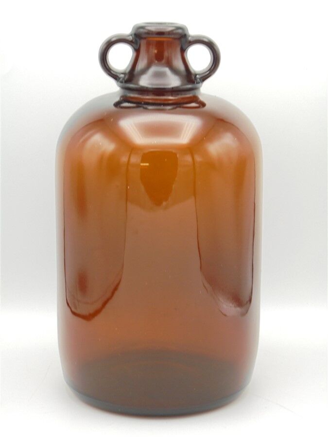 Amber glass canister
