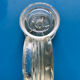 2 glass blocks signed Diameter 10 cm Height 5 cm