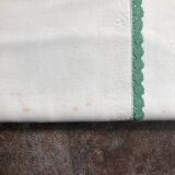 Drap ancien en lin gansé