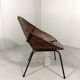 Rattan easy chairs by Rohé Noordwolde, Netherlands 1950-60’s