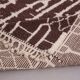 Brown Beni Ourain Rug 183 x 246 cm, Handmade Berber Wool Rug, Vintage Style