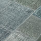 Handmade oriental contemporary 171 cm x 239 cm grey patchwork carpet