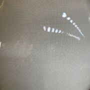 Cracked porcelain egg lamp 1980