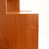 Bookcase with pull-out shelf