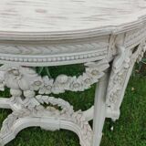 console en bois style louis xvi