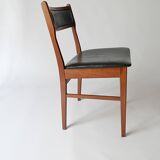 Pair of denmark chairs scandinavian design 1960s vintage 70s 1970s