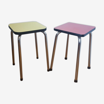 Pair of stools formica