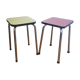 Paire de tabourets formica
