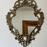 Gilded bronze mirror