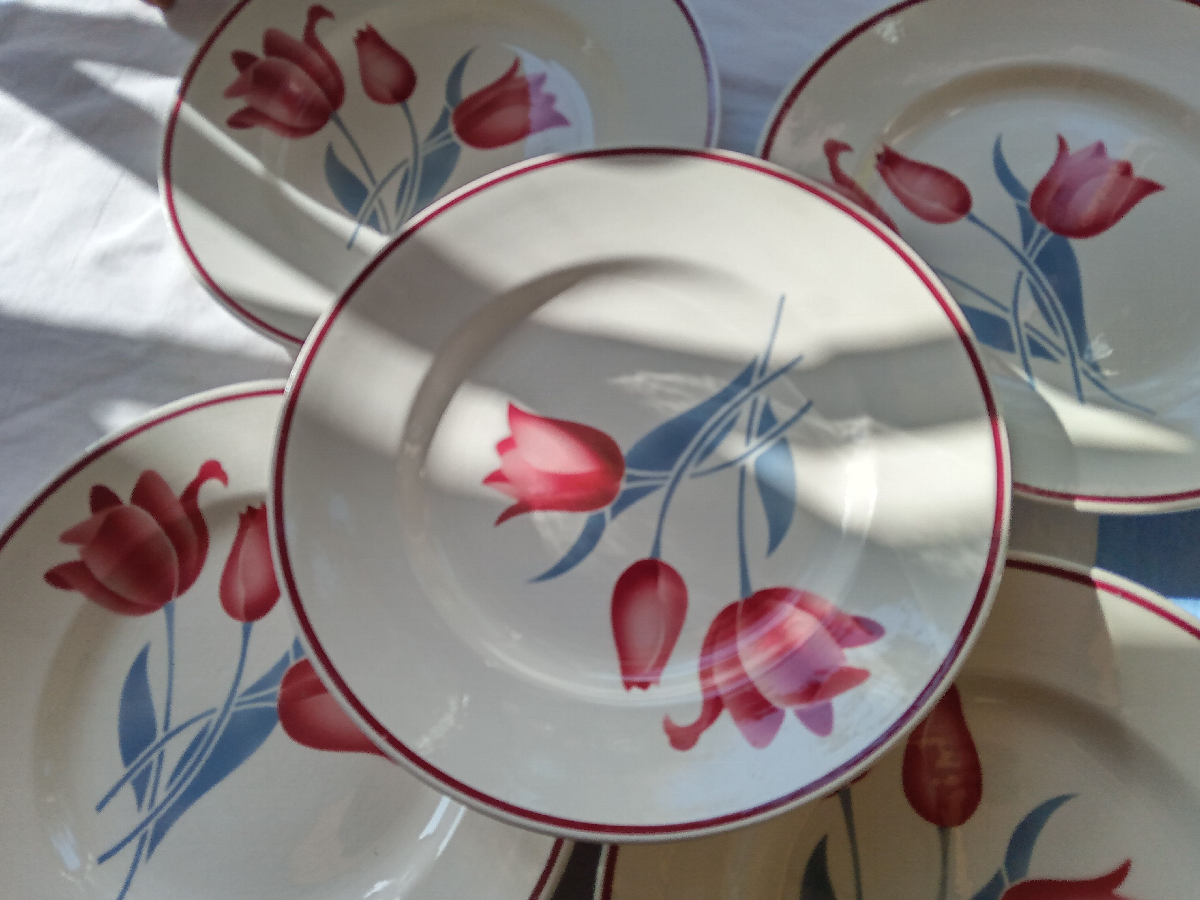 6 Terre de Fer flat plates