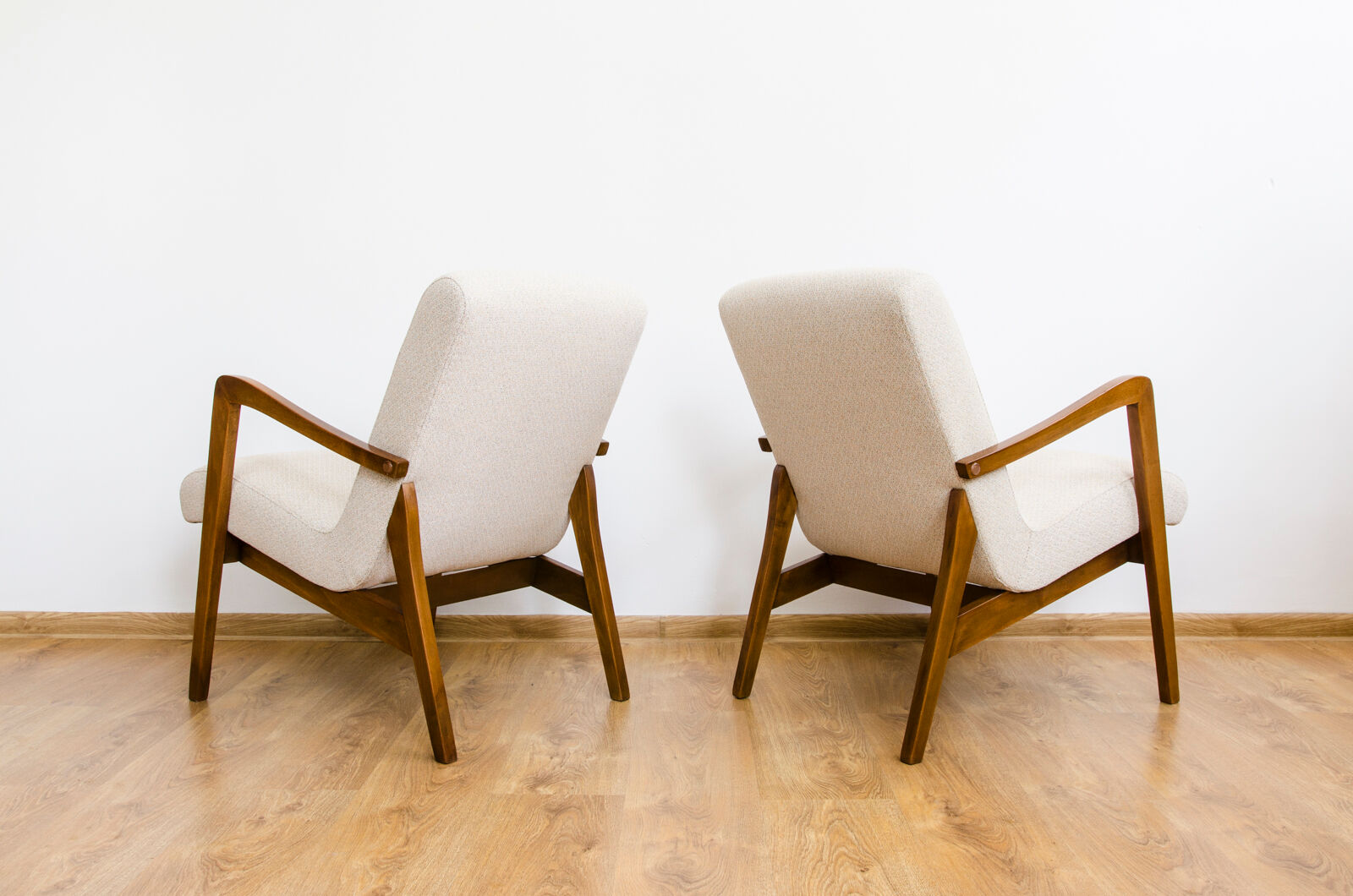 Pair of mid century armchairs