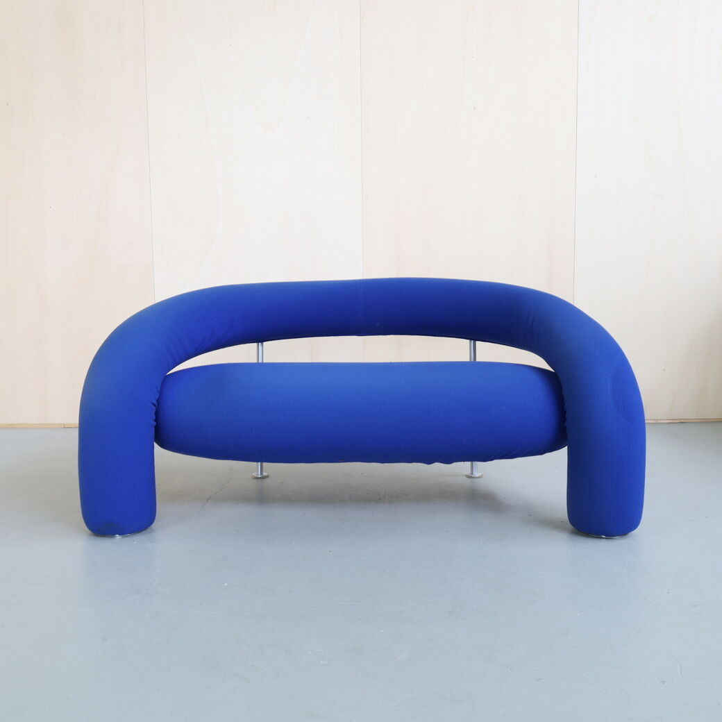 Rare Postmodern Sofa “Tube” by Carlo Bartoli for Rossi di Albizzate, 1990s