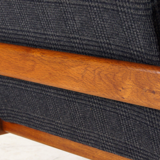 Danish vintage retro chair Ejvind Johansson FDB in teak
