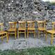 Set of 6 Luterma beech chairs, 1950.