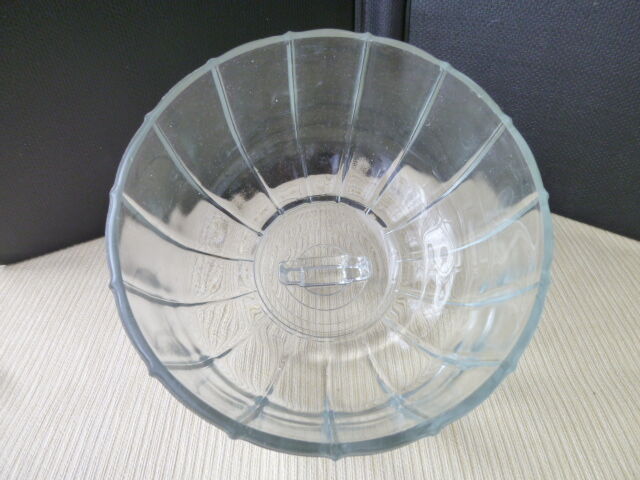 Old moulded pressed glass cheese bell