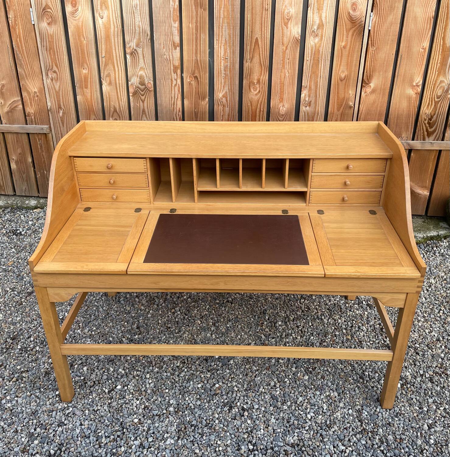 Vintage Andreas Hansen desk for Hadsten Træindustri, Denmark.