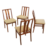Set of 4 Danish design chairs 'Tuse'