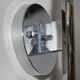 Sciolari Chrome and Brass-plated Wall Lamp, 1970s