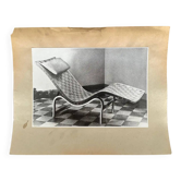 Photo originale de la chaise lounge Alvar Aalto / Finlande - 1950