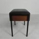 Aristo teak wooden sewing supplies stool, piano stool, 1960s