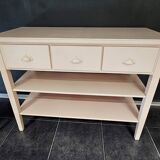 Powder pink chest of drawers