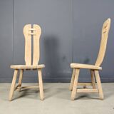 Vintage dining chairs by Depuydt, Belgium, set of 6 - 1960s