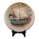 Vallauris stoneware plate the argonauts isabelle ferlay & frédérique bouguet