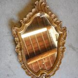 Miroir cadre en bois dore louis XV