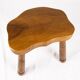 Tripod stool in free form, Brittany, 1950s