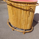 Vintage bamboo bar