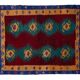1970 Vintage Handmade Turkish Small Tulu Rug , 3'7'' x 4'4''