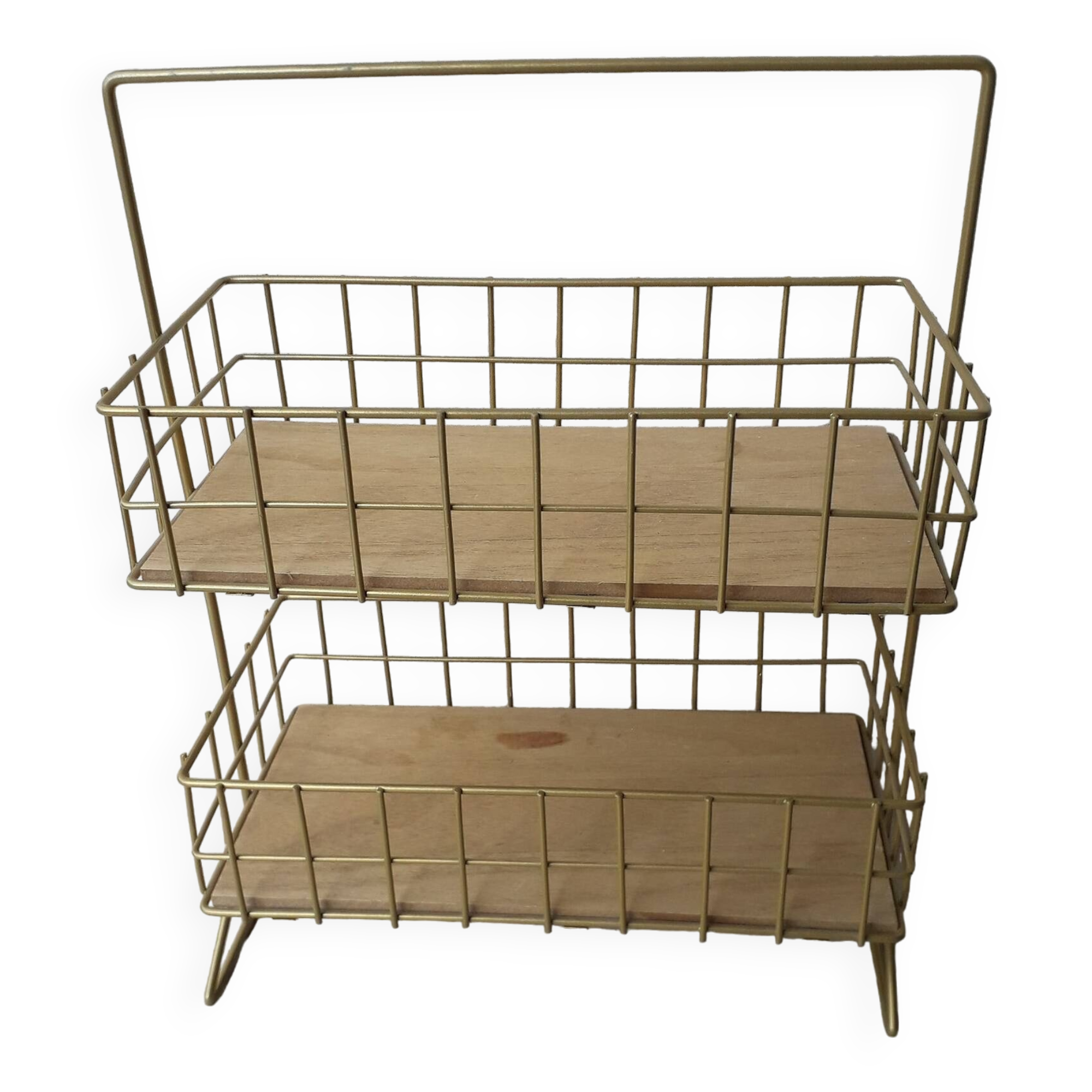 Panier de rangement en métal