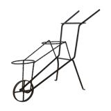 Wrought iron plant holder