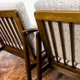 Pair of B7522 armchairs by Zenon Bączyk 1960's