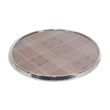 Rotary tray with painted glass